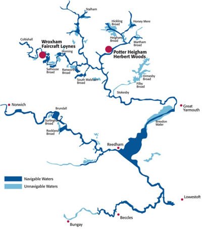 map of broads